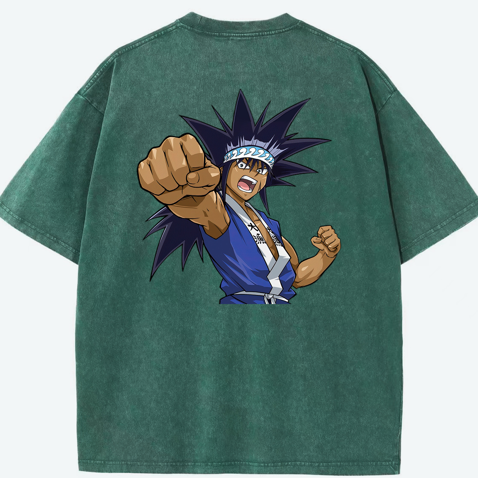 （画像用） 遊☆戯☆王 Yu-Gi-Oh! 綿100% ヴィンテージ風 半袖Tシャツ（背面プリント）